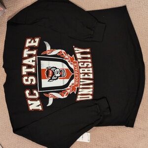 NC State University Wolfpack Spirit Jersey Long Sleeve Tshirt In Size L NWT